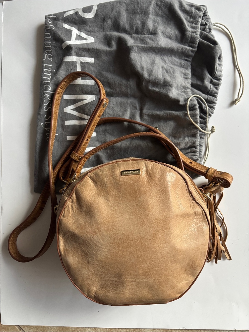 Brahmin Circle Crossbody Bag
